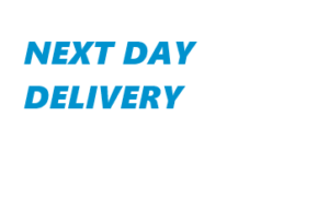Next Day Delivery available on all orders from stock