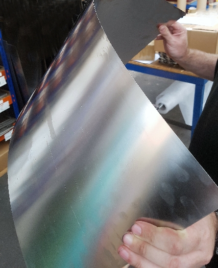 Spring properties mean the steel returns to its original shape after bending